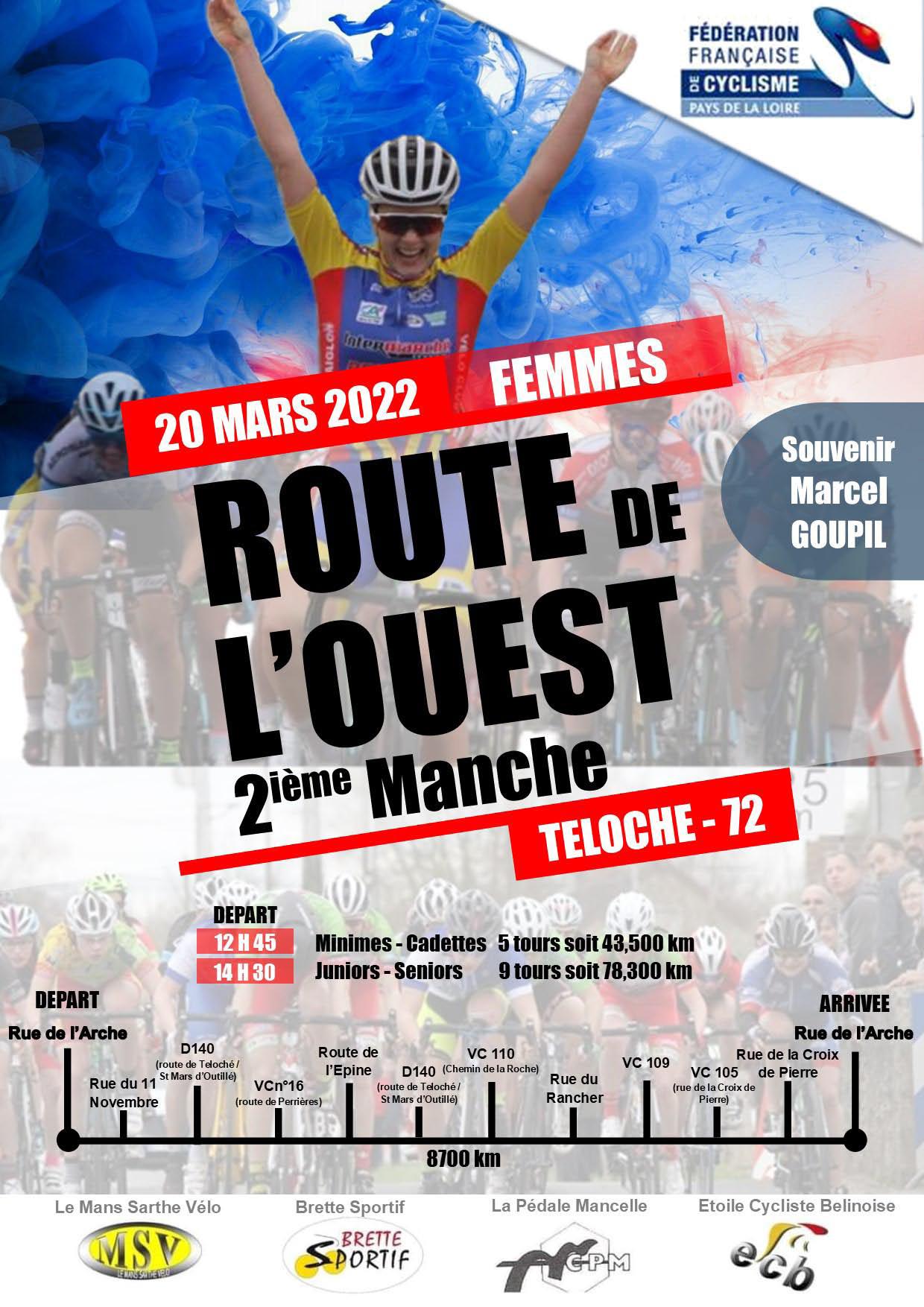 Route de l'Ouest féminine
